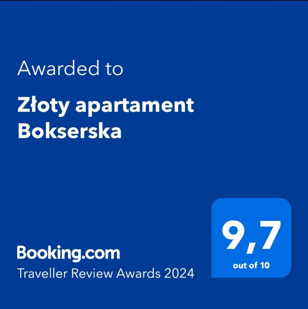 Zloty Apartament Bokserska Warschau Exterior foto